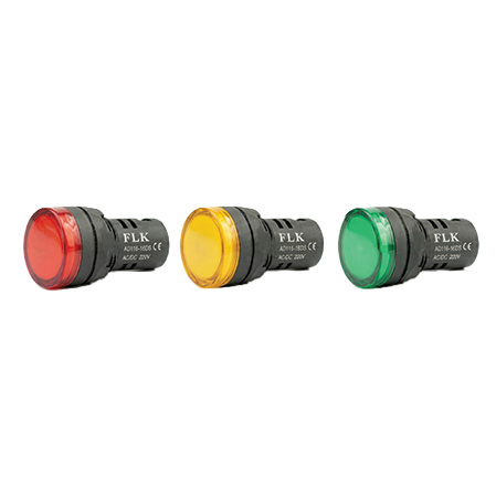 AD116-22mm YEŞİL 220V. SİNYAL LAMBASI - Gwest