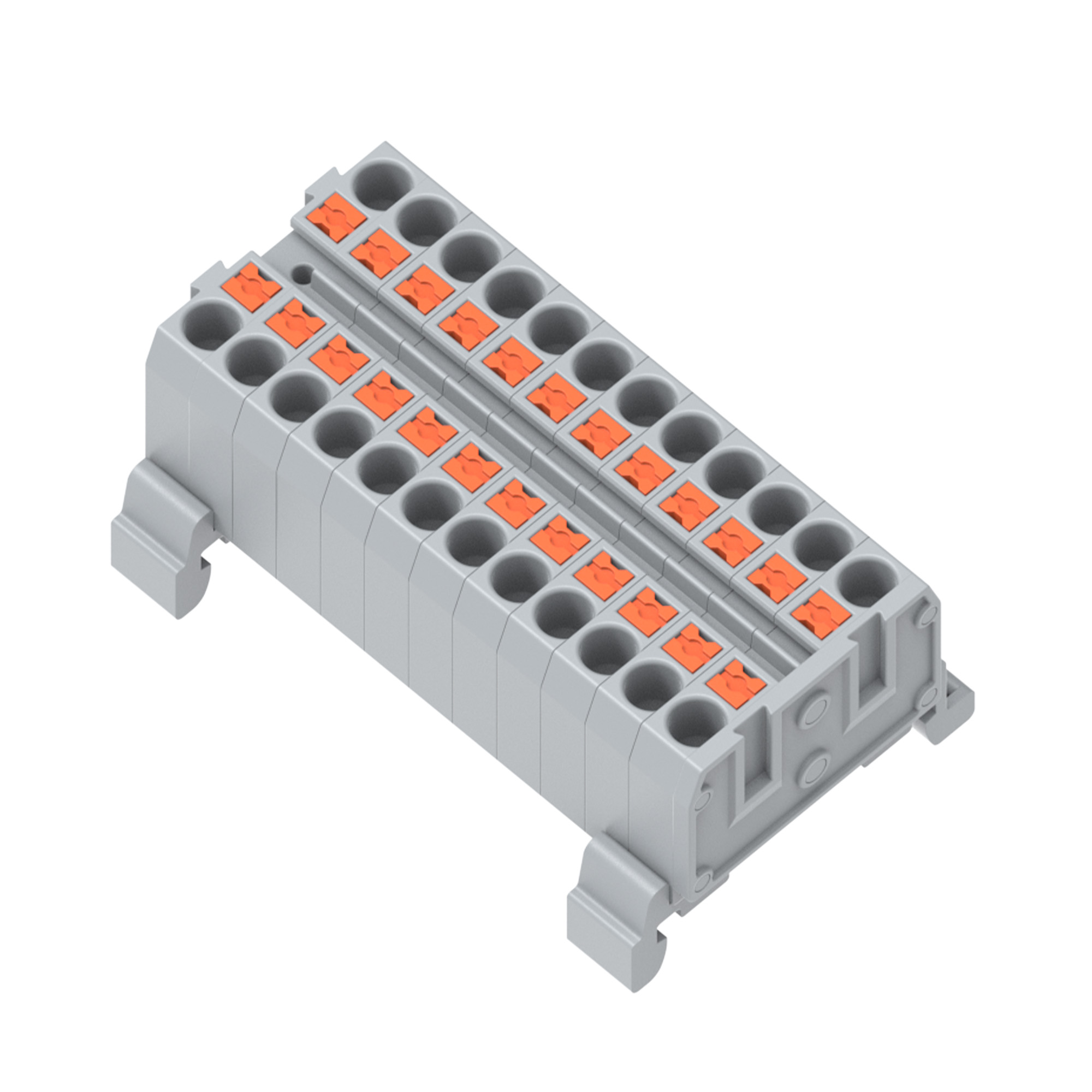 GW C2,5-24A (2.5mm²) RAY MONTAJLI DAĞITIM BLOĞU - Güven Elektrik