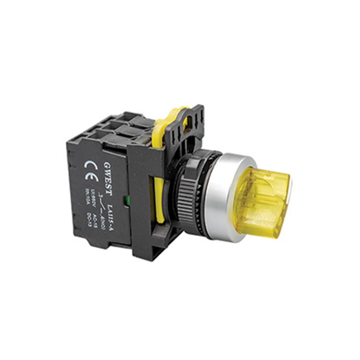 A5-21XSD-24 (SARI) 24V. LED IŞIKLI ( 1-0-2 )  - Güven Elektrik